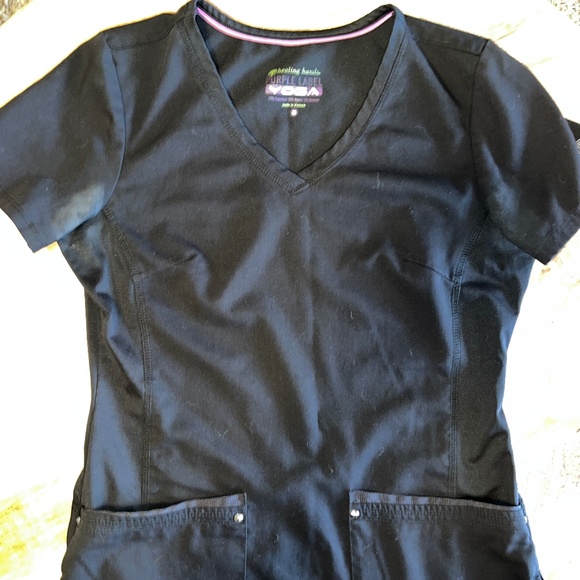 Healing Hands Purple Label Yoga Scrub Set - Picture 9 of 13